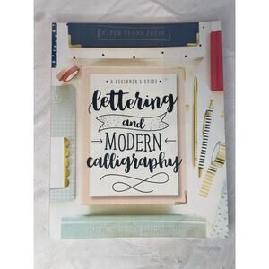 Lettering and Modern Calligraphy Book NEW Paper Peony Press